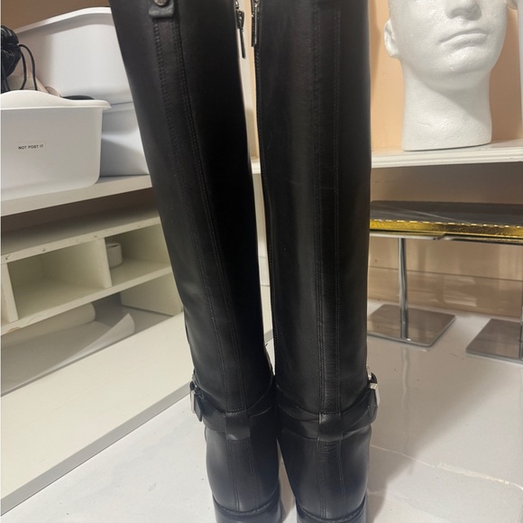 Michael Kors riding leather Arley Black Knee-High Boots - Picture 16 of 16